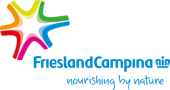 Het logo van FrieslandCampina